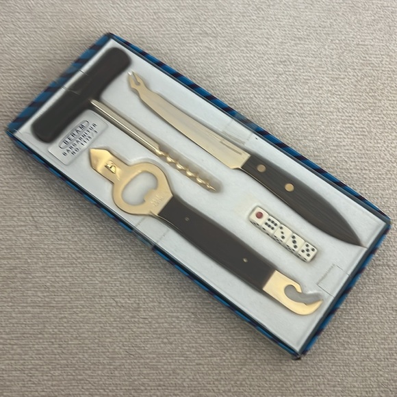 NEW Eight (8) Piece Gold Plated Bar Service Set | Germany - Picture 2 of 2